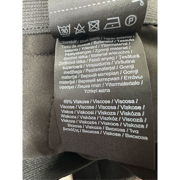 Comma, Black Straight Leg Viscose Blend Women’s Pants Trousers Belted Size 8 EUC - Picture 16 of 16